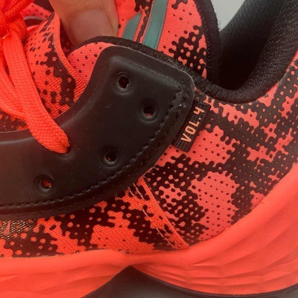 Adidas James Harden Vol. 4 Basketball Shoes Mens Size 5.5 Orange Black - Picture 3 of 7